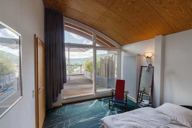 4. Obergeschoss, Schlafzimmer mit Blick auf Ihre Dachterrasse 4. Obergeschoss, Schlafzimmer mit Blick auf Ihre Dachterrasse