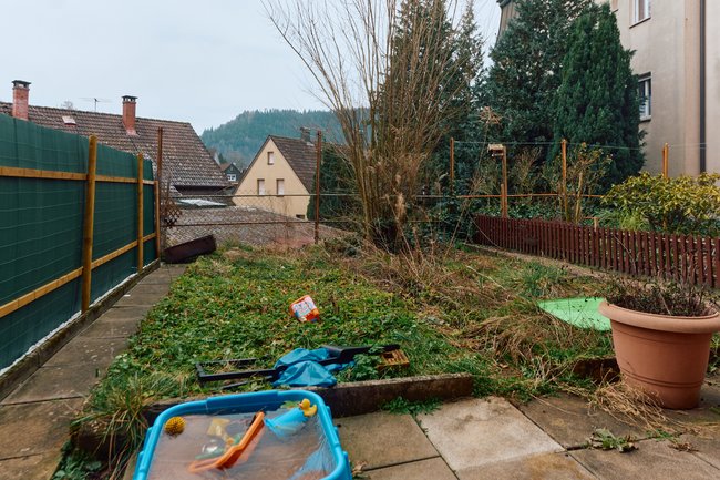Gartenanteile hinter dem Objekt 