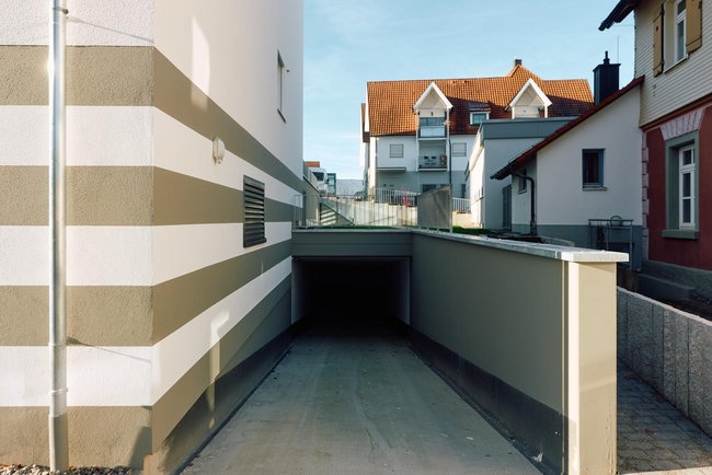 Tiefgaragenzufahrt Tiefgaragenzufahrt
