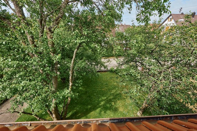 Dachgeschoss, Ausblick Garten Dachgeschoss, Ausblick Garten