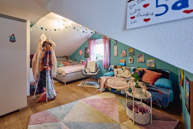 Dachgeschoss, Zimmer