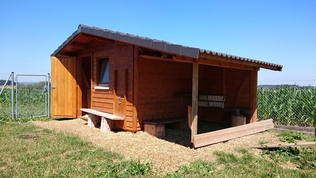 Detailansicht Gartenhaus 
