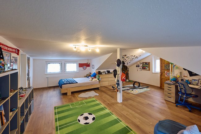 Dachgeschoss, Zimmer