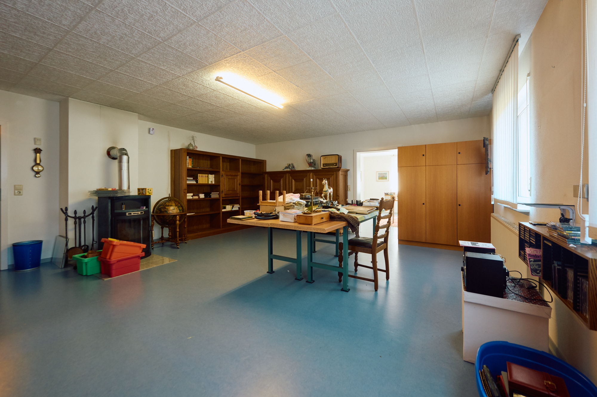Untergeschoss, Zimmer