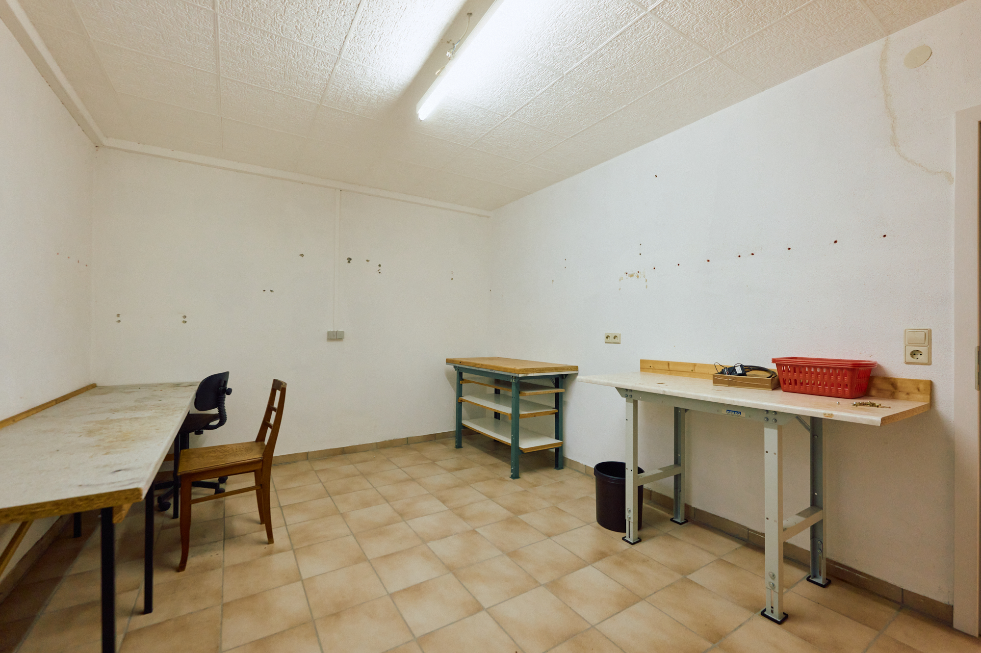 Untergeschoss, Zimmer