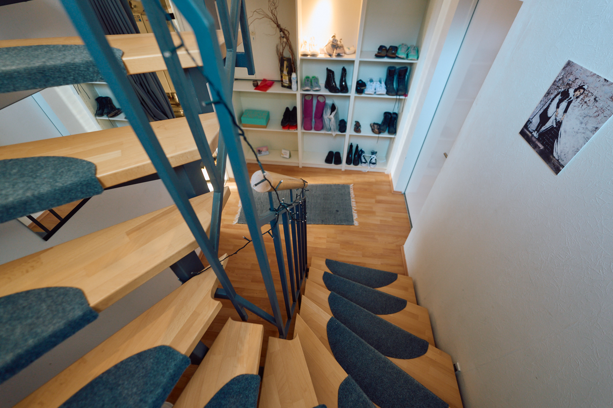 Treppe ins Untergeschoss