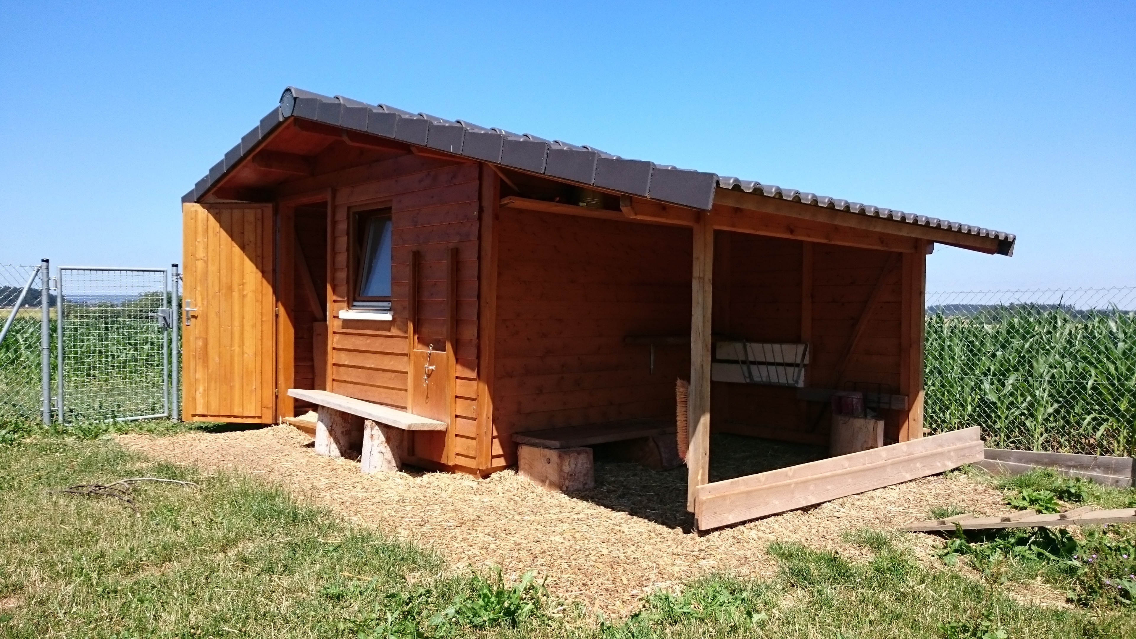 Detailansicht Gartenhaus 