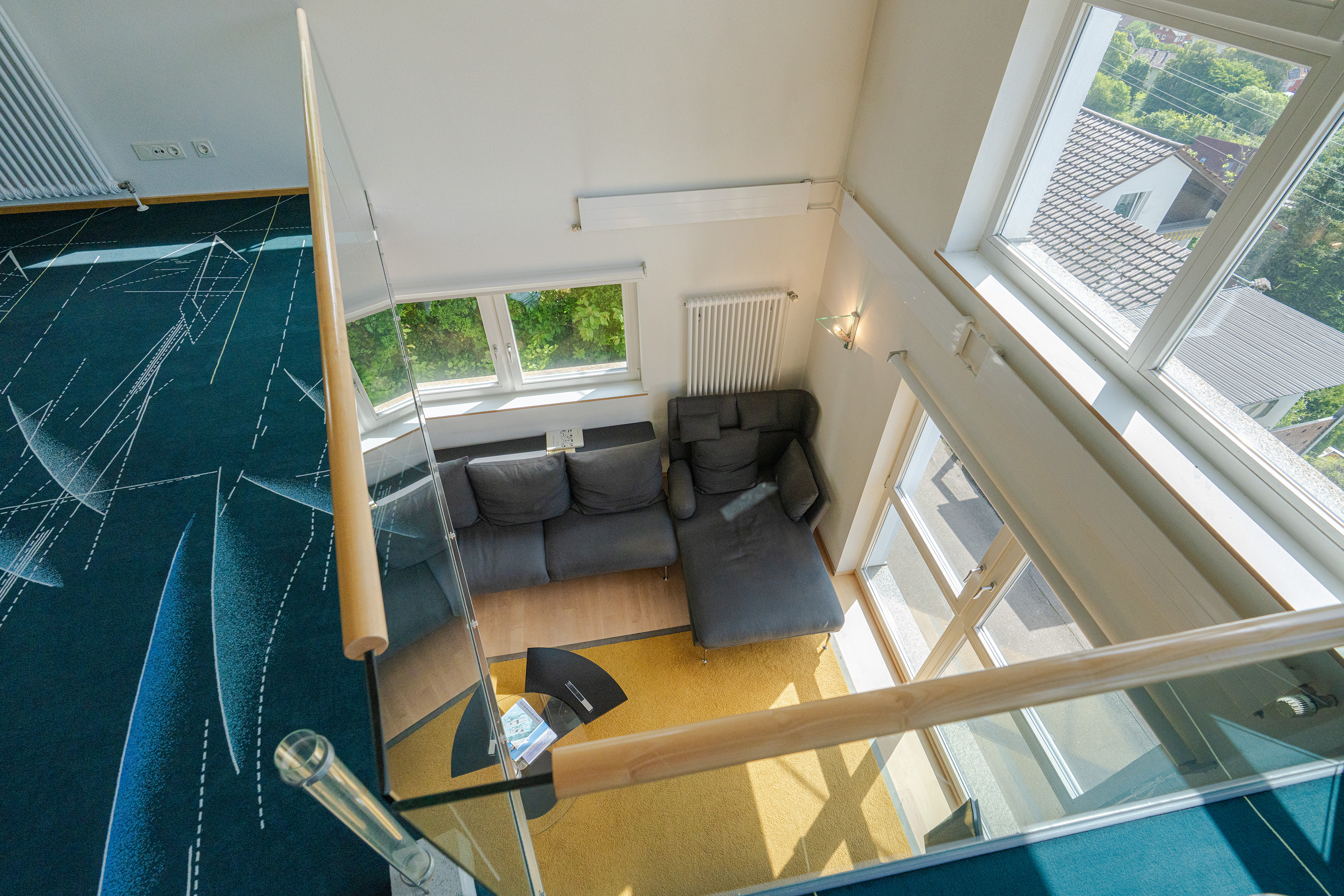 3. Obergeschoss mit Blick in de Wohnbereich 